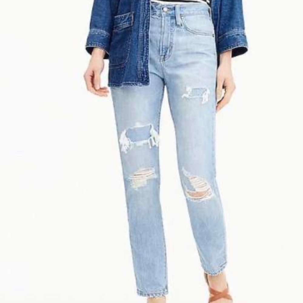 j crew point sur high-rise retro straight jean